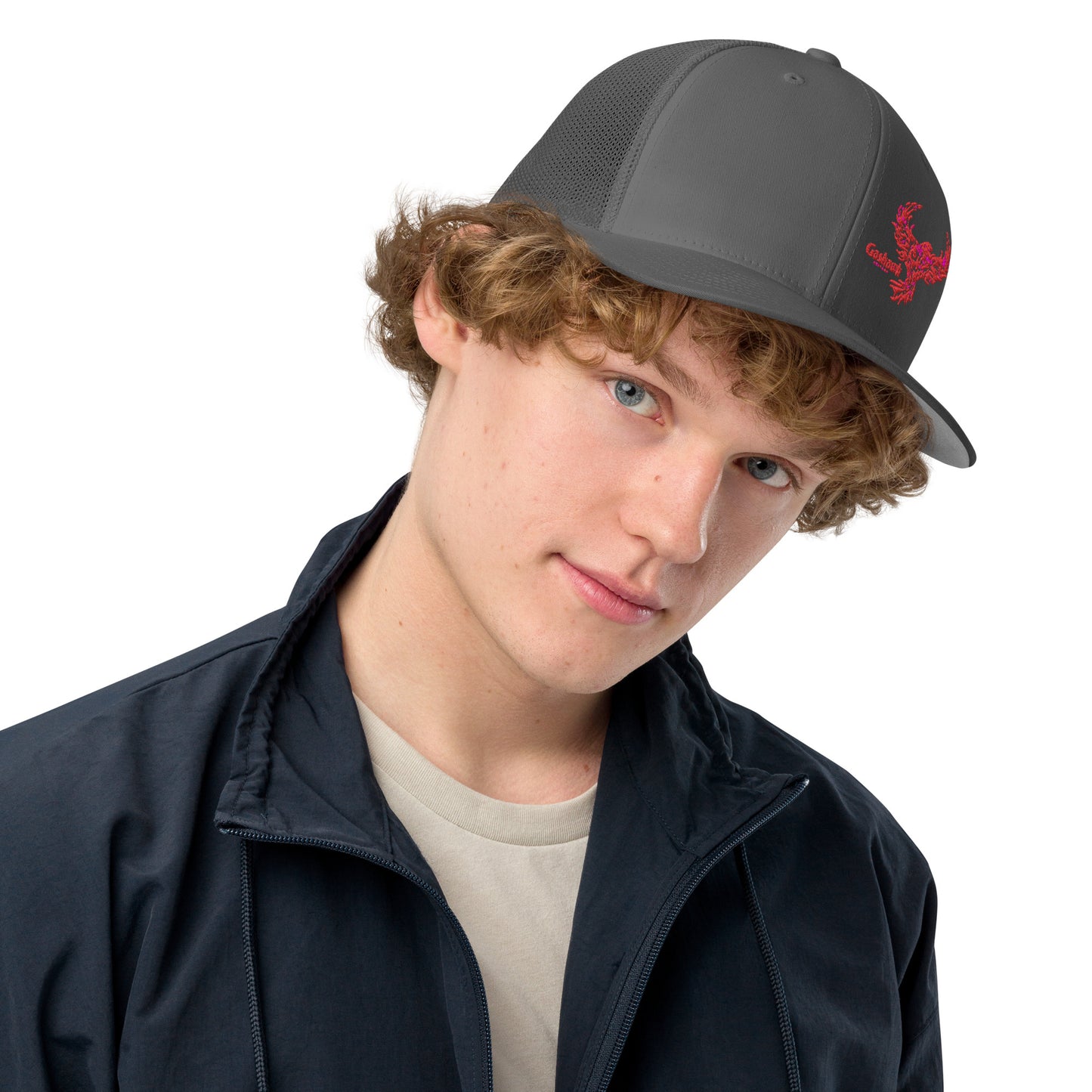 Closed-back trucker cap