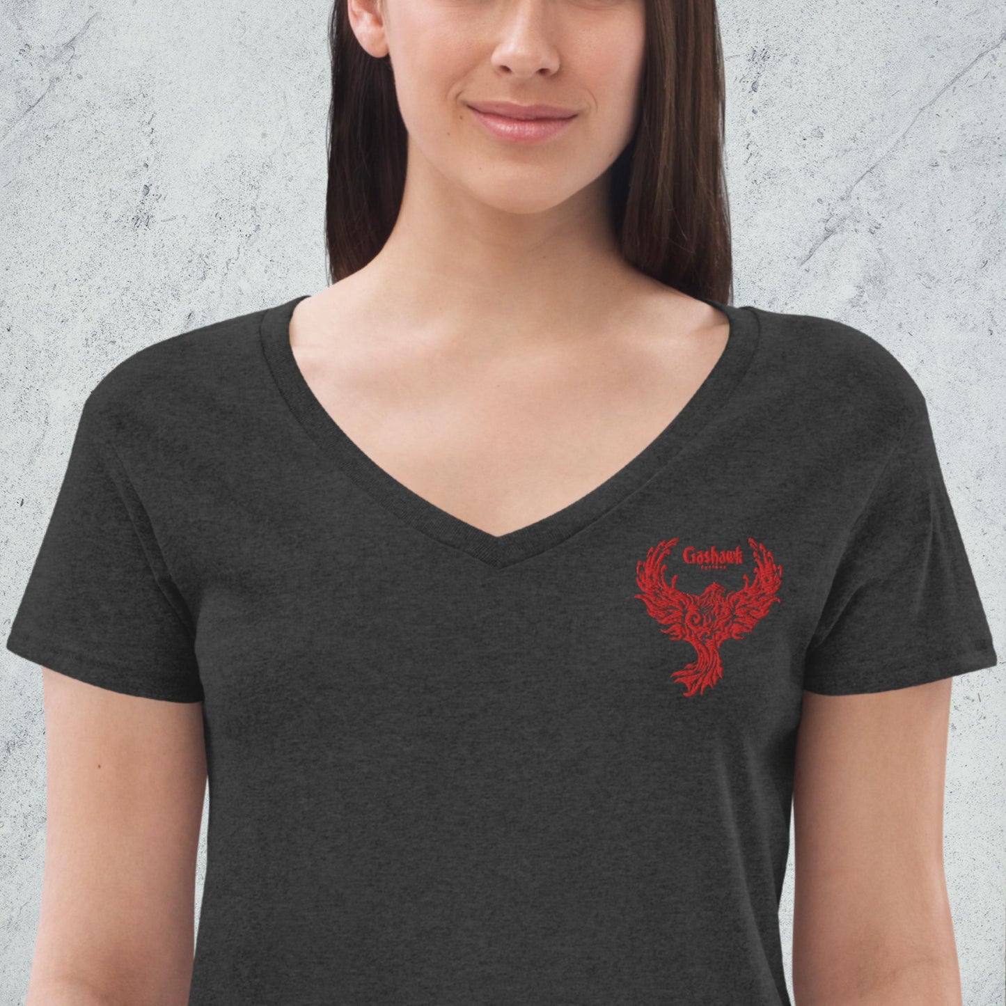 Women’s recycled v-neck t-shirt