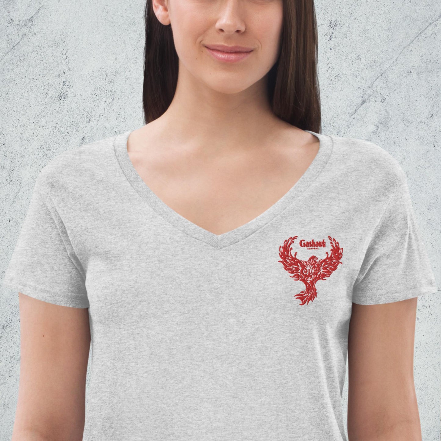 Women’s recycled v-neck t-shirt